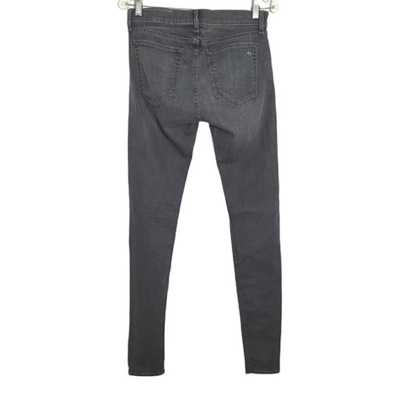 RAG & BONE Mens Jeans Grey Fit 1 Extra Slim Legs Button Fly Denim Size 31 - Picture 6 of 15